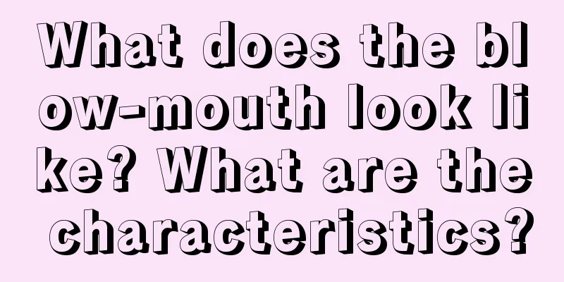 What does the blow-mouth look like? What are the characteristics?