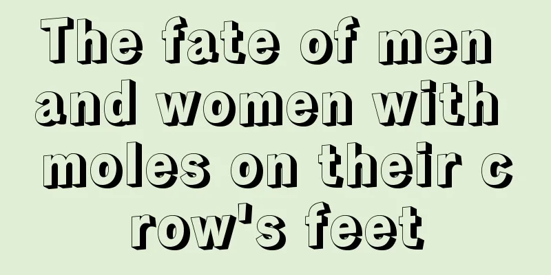 The fate of men and women with moles on their crow's feet