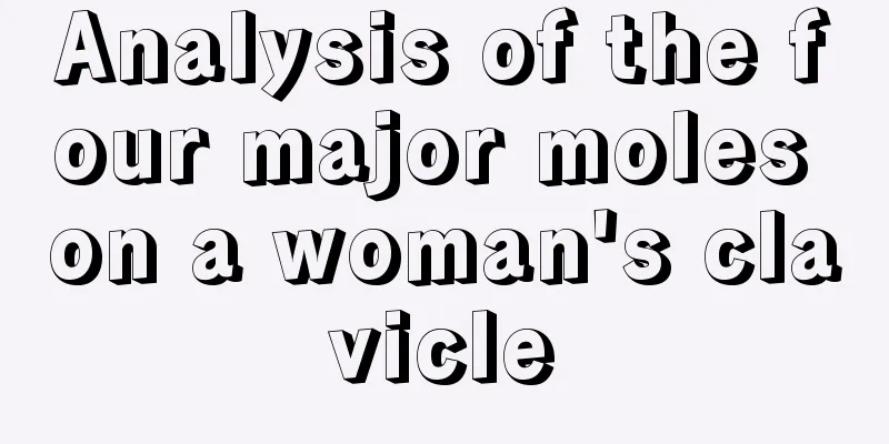 Analysis of the four major moles on a woman's clavicle