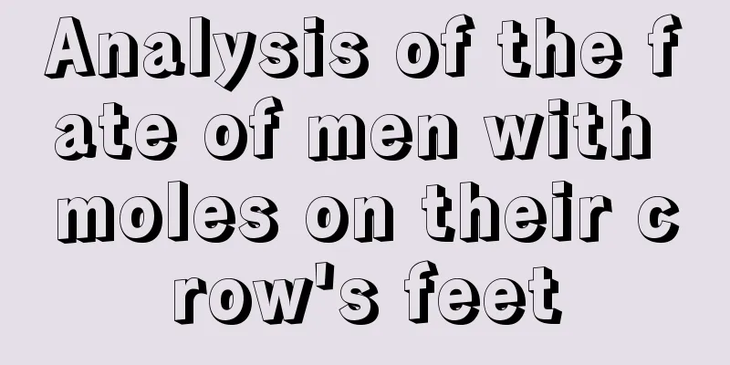 Analysis of the fate of men with moles on their crow's feet