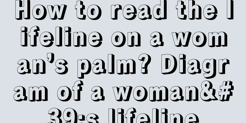 How to read the lifeline on a woman’s palm? Diagram of a woman's lifeline
