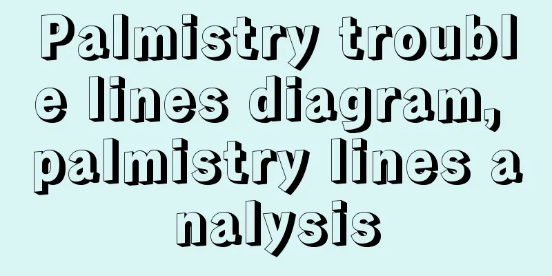 Palmistry trouble lines diagram, palmistry lines analysis