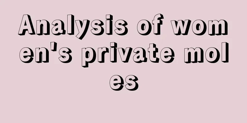 Analysis of women's private moles