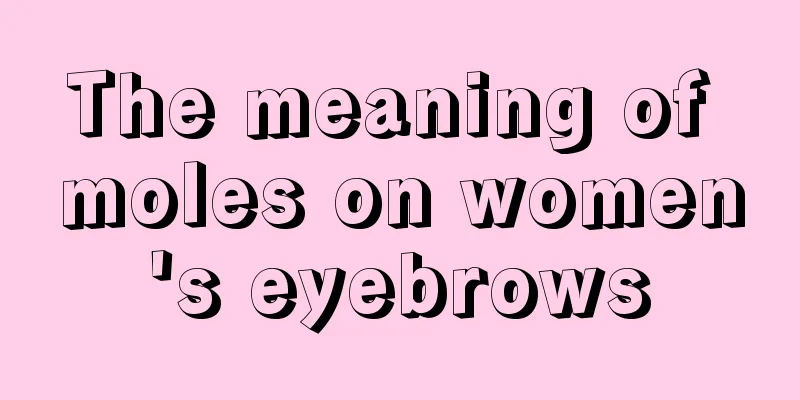 The meaning of moles on women's eyebrows