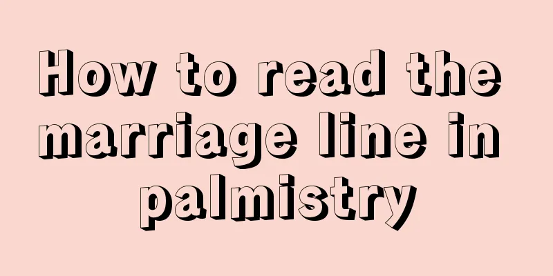 How to read the marriage line in palmistry