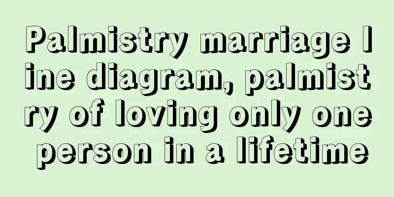Palmistry marriage line diagram, palmistry of loving only one person in a lifetime