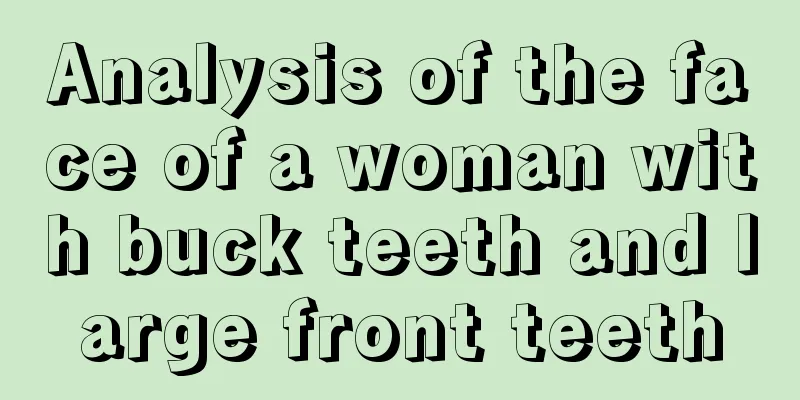 Analysis of the face of a woman with buck teeth and large front teeth