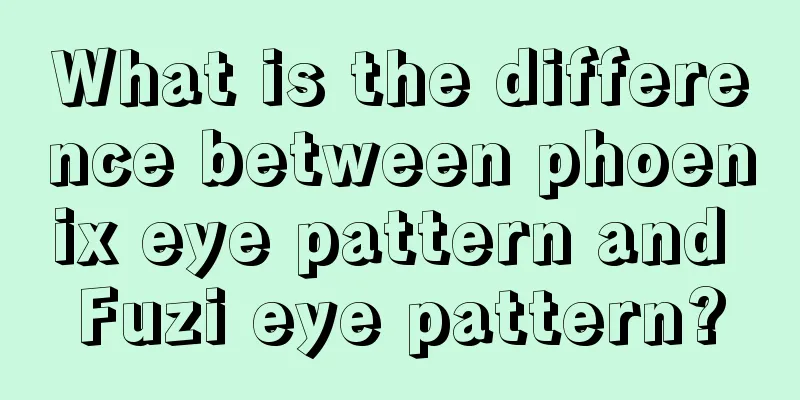 What is the difference between phoenix eye pattern and Fuzi eye pattern?