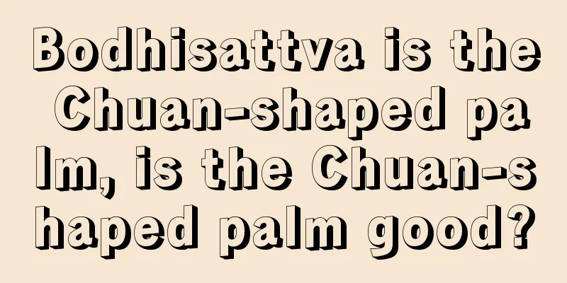 Bodhisattva is the Chuan-shaped palm, is the Chuan-shaped palm good?