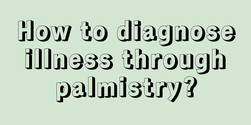 How to diagnose illness through palmistry?