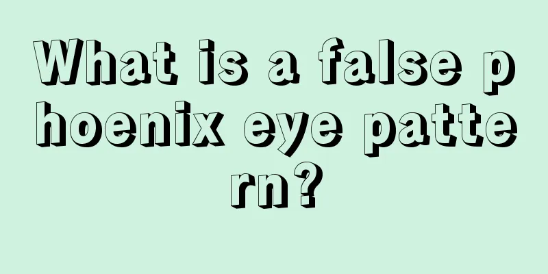 What is a false phoenix eye pattern?