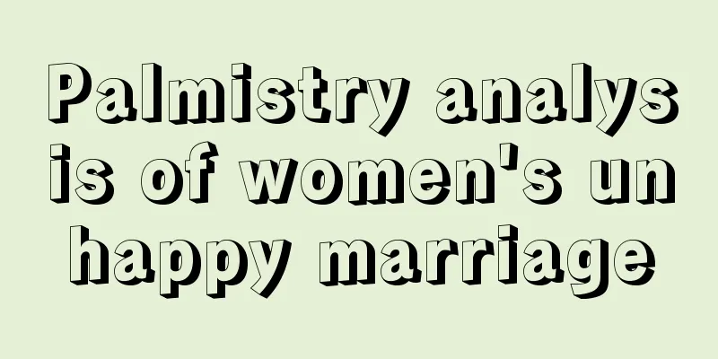 Palmistry analysis of women's unhappy marriage