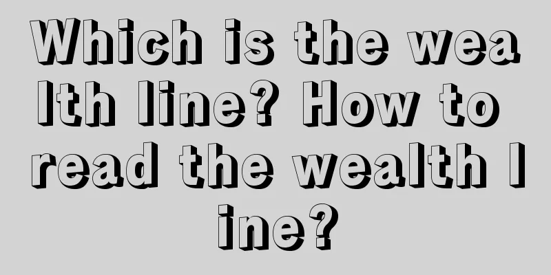 Which is the wealth line? How to read the wealth line?