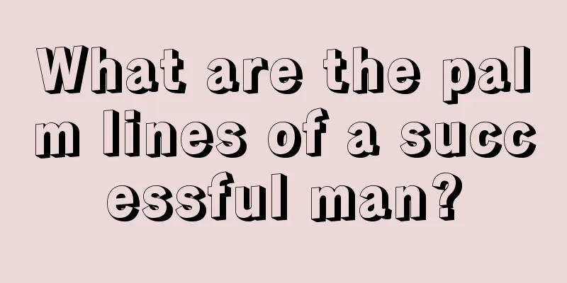 What are the palm lines of a successful man?