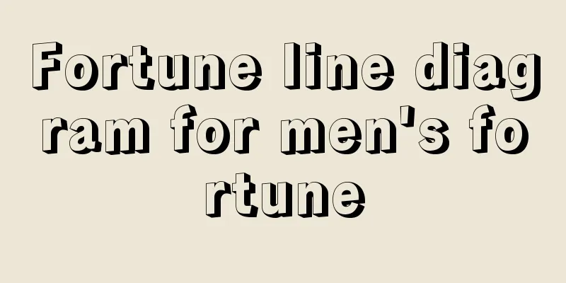 Fortune line diagram for men's fortune