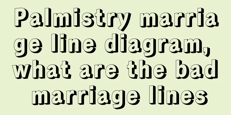 Palmistry marriage line diagram, what are the bad marriage lines