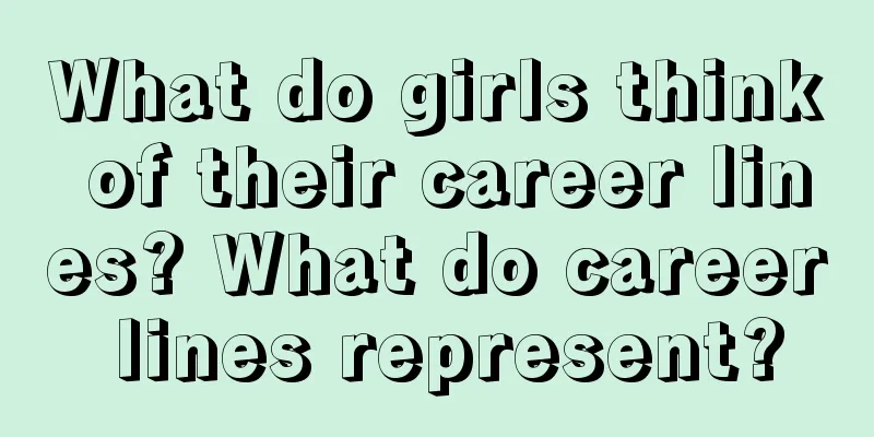 What do girls think of their career lines? What do career lines represent?