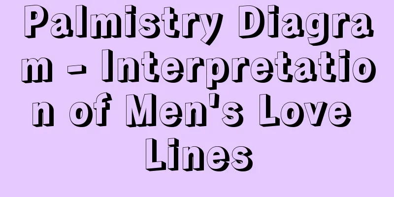 Palmistry Diagram - Interpretation of Men's Love Lines