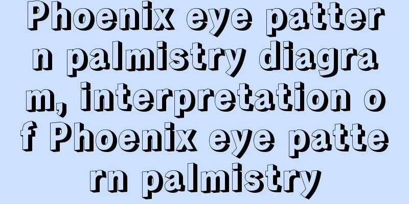Phoenix eye pattern palmistry diagram, interpretation of Phoenix eye pattern palmistry