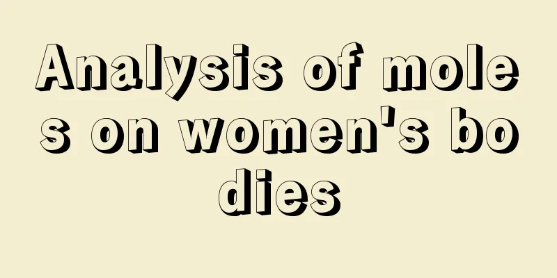 Analysis of moles on women's bodies
