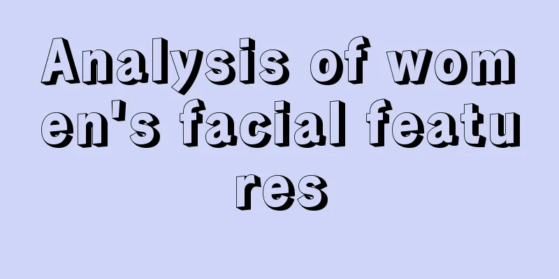 Analysis of women's facial features