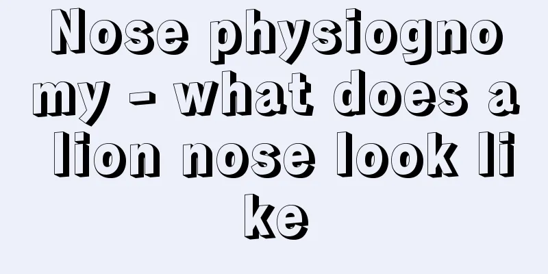 Nose physiognomy - what does a lion nose look like