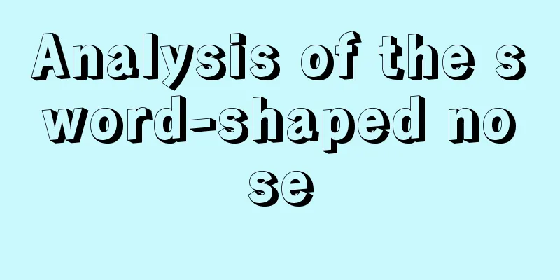 Analysis of the sword-shaped nose