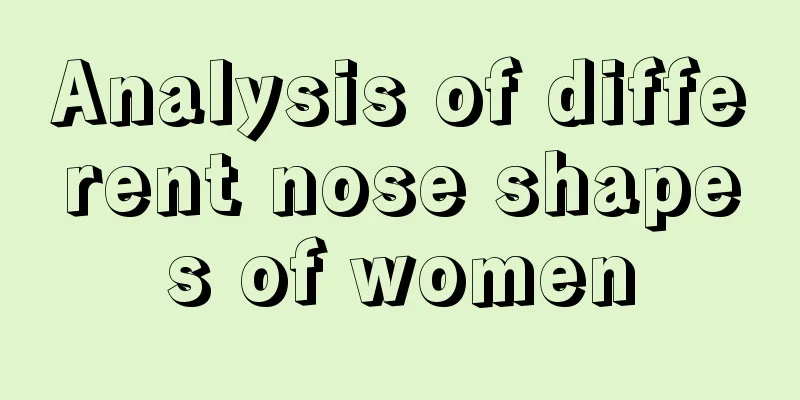 Analysis of different nose shapes of women