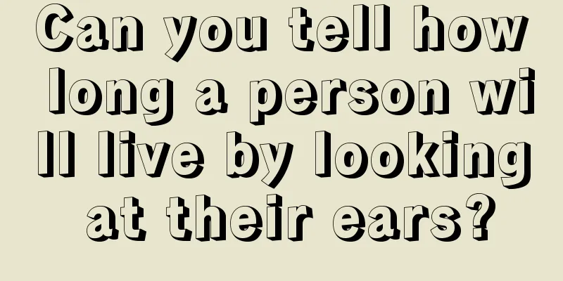 Can you tell how long a person will live by looking at their ears?