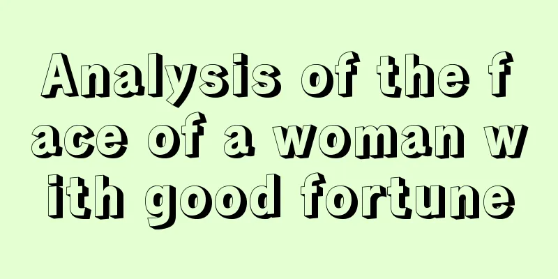 Analysis of the face of a woman with good fortune