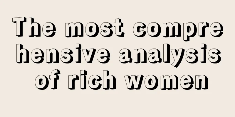 The most comprehensive analysis of rich women