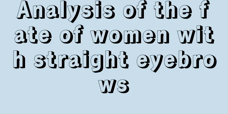 Analysis of the fate of women with straight eyebrows