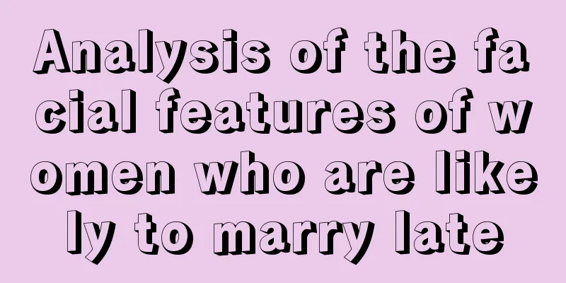 Analysis of the facial features of women who are likely to marry late