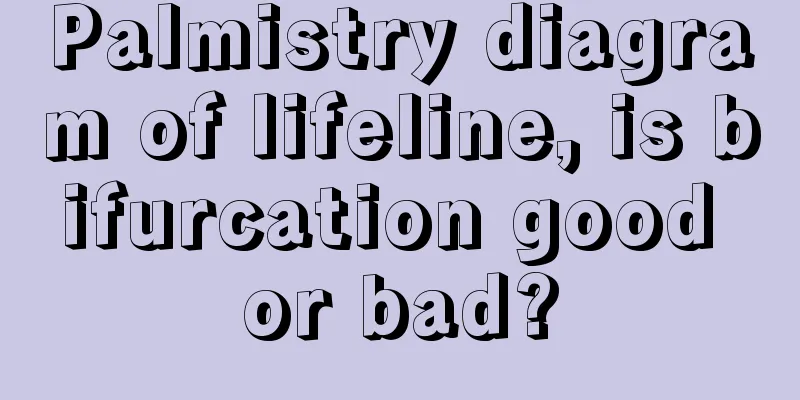 Palmistry diagram of lifeline, is bifurcation good or bad?