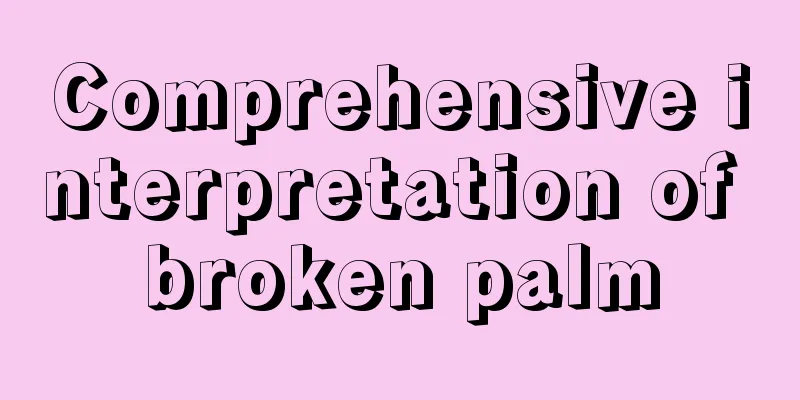 Comprehensive interpretation of broken palm