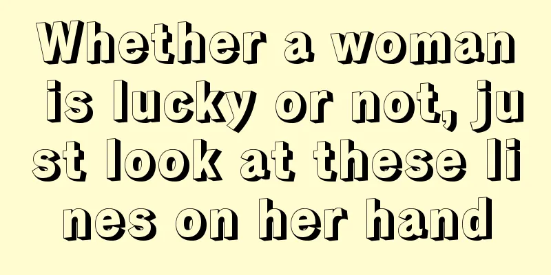 Whether a woman is lucky or not, just look at these lines on her hand