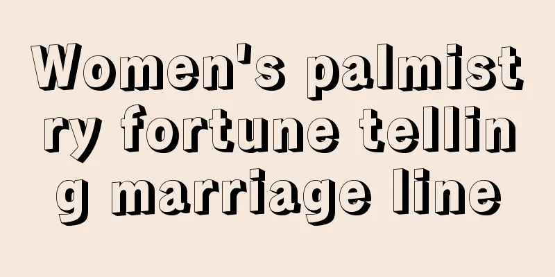 Women's palmistry fortune telling marriage line