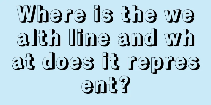 Where is the wealth line and what does it represent?