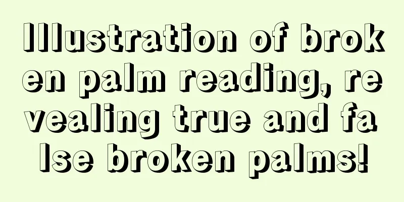 Illustration of broken palm reading, revealing true and false broken palms!