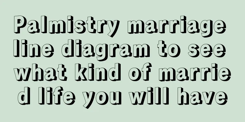 Palmistry marriage line diagram to see what kind of married life you will have