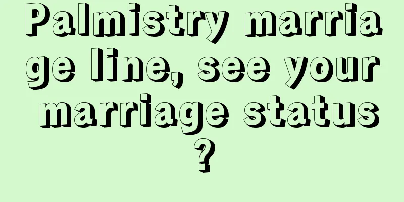 Palmistry marriage line, see your marriage status?