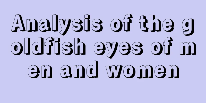Analysis of the goldfish eyes of men and women