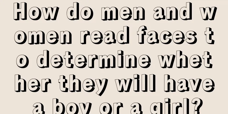 How do men and women read faces to determine whether they will have a boy or a girl?