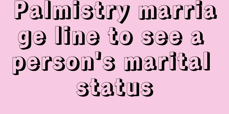 Palmistry marriage line to see a person's marital status