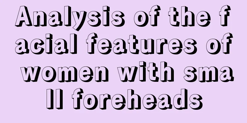Analysis of the facial features of women with small foreheads