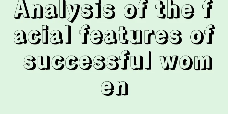 Analysis of the facial features of successful women