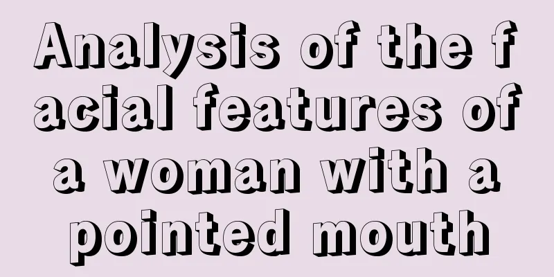 Analysis of the facial features of a woman with a pointed mouth