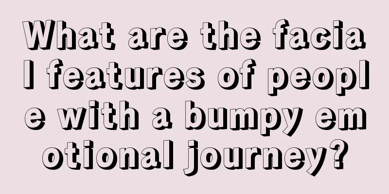 What are the facial features of people with a bumpy emotional journey?