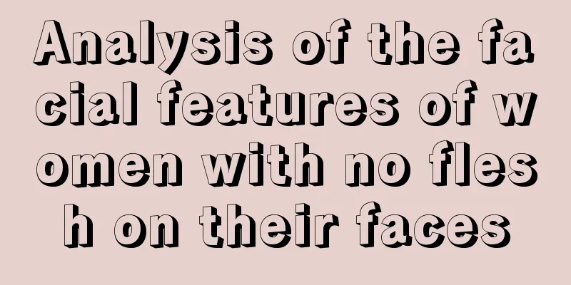 Analysis of the facial features of women with no flesh on their faces