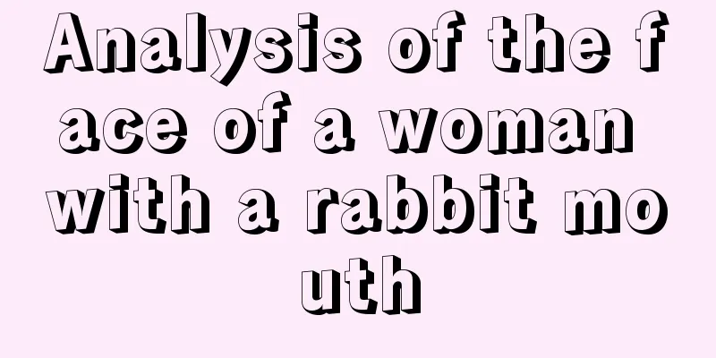Analysis of the face of a woman with a rabbit mouth